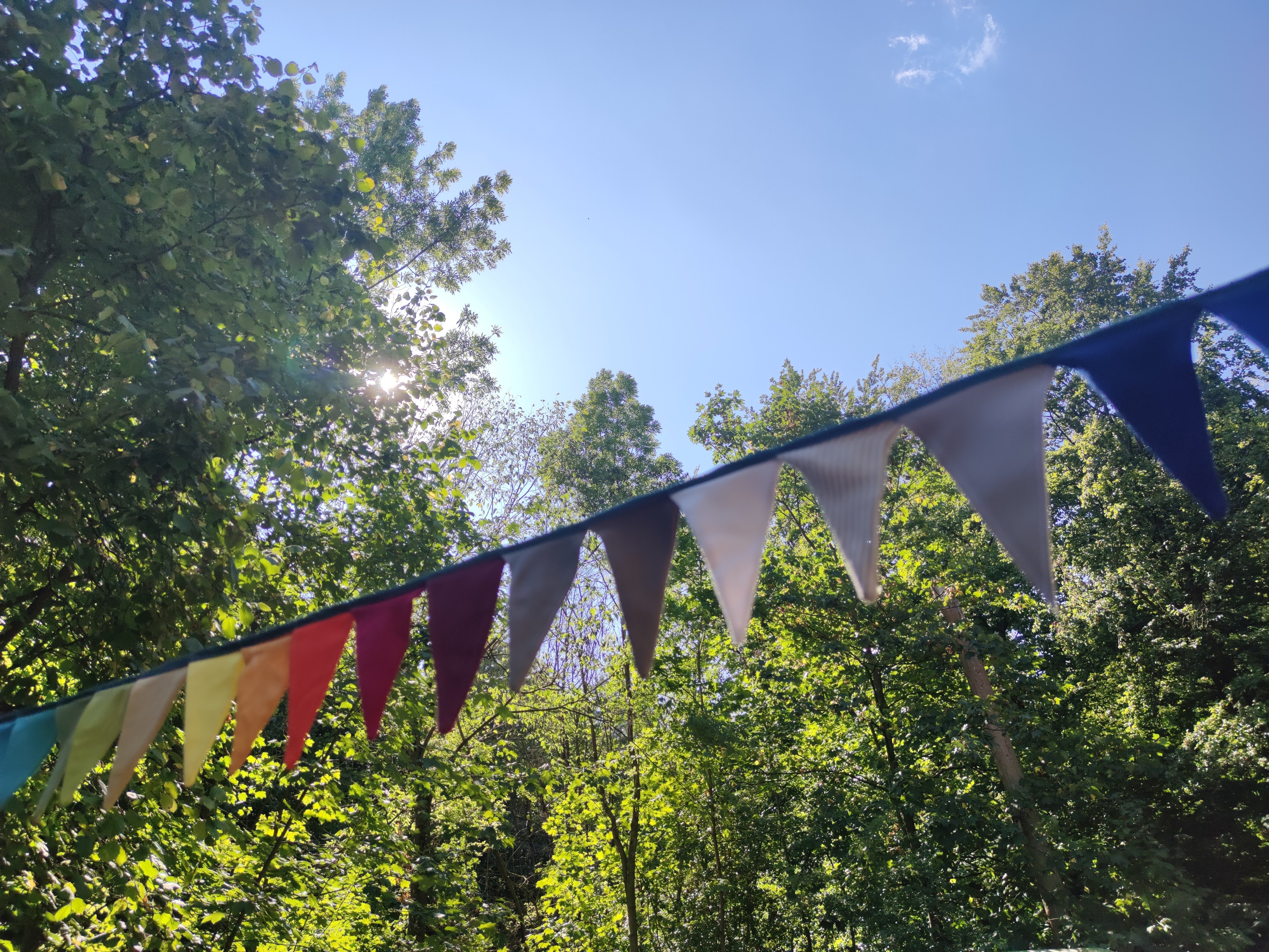 Wunderschönes Wetter zum Feiern
